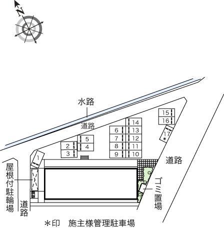 コンフォート(46259)の駐車配置図