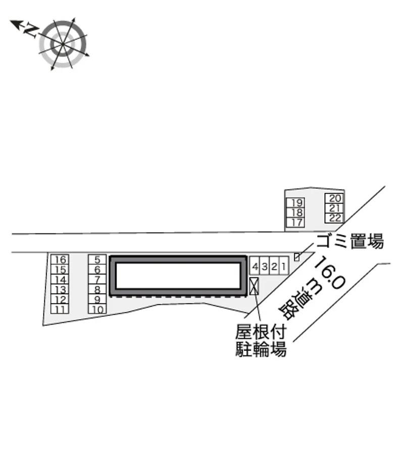 ダイエイ(41534) 敷地外駐車場の駐車配置図