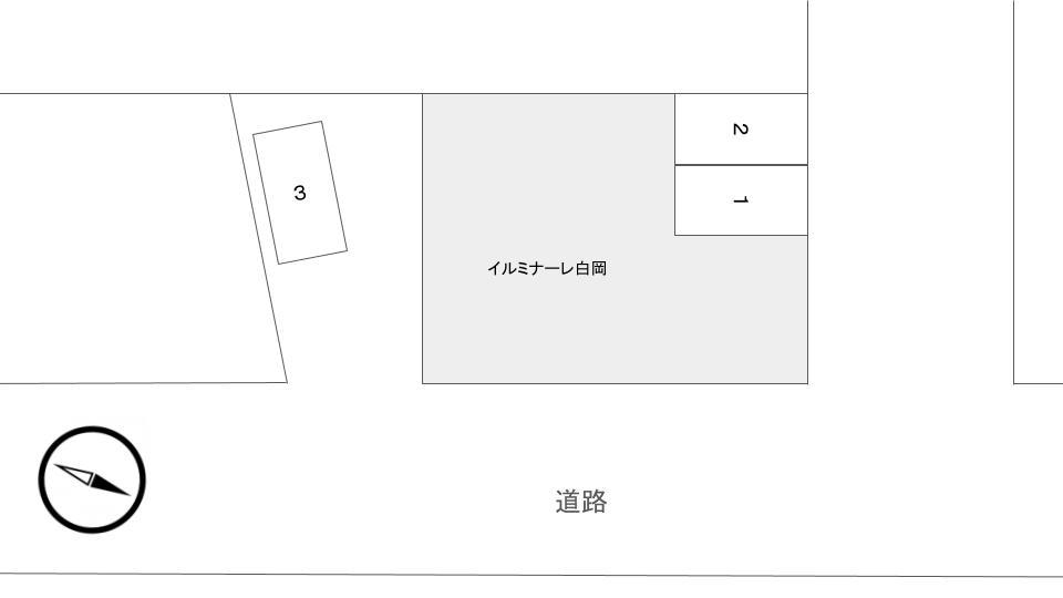 イルミナーレ白岡の駐車配置図