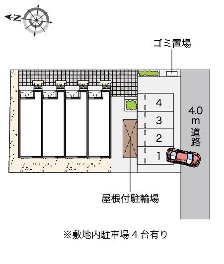 所沢(47123)の駐車配置図