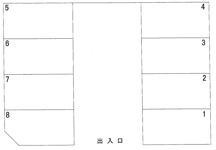 WIパーキングの駐車配置図