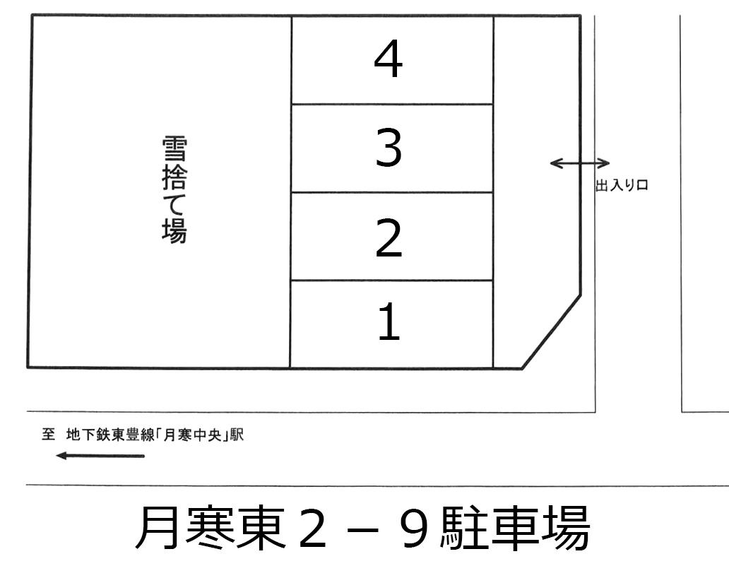 287パーキングの駐車配置図