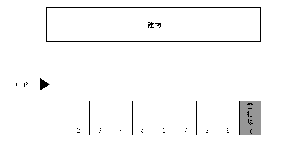 城南山田駐車場の駐車配置図