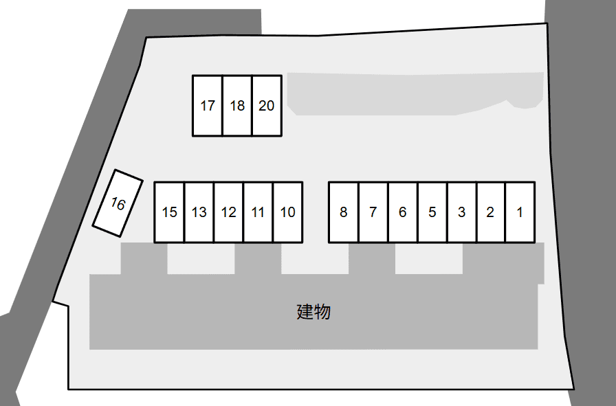 Vast Sachiの駐車配置図