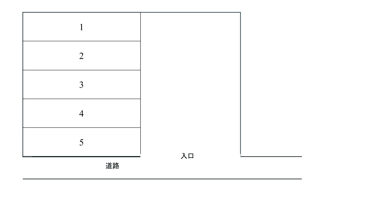 尾崎鈴木駐車場の駐車配置図