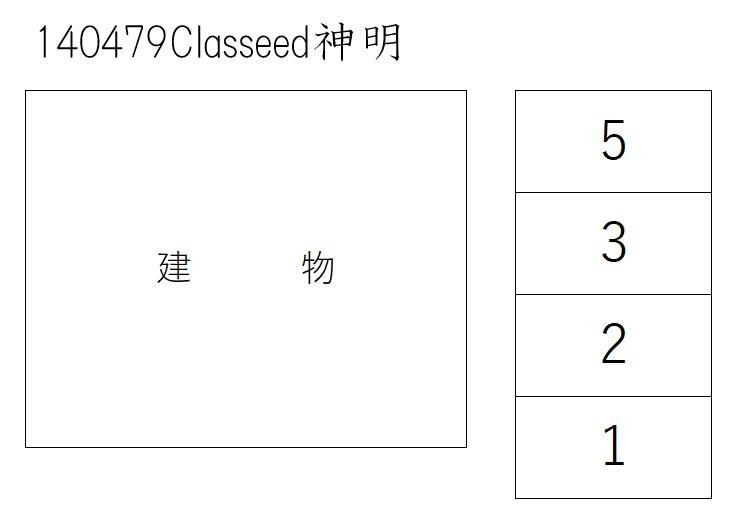 Classeed神明の駐車配置図