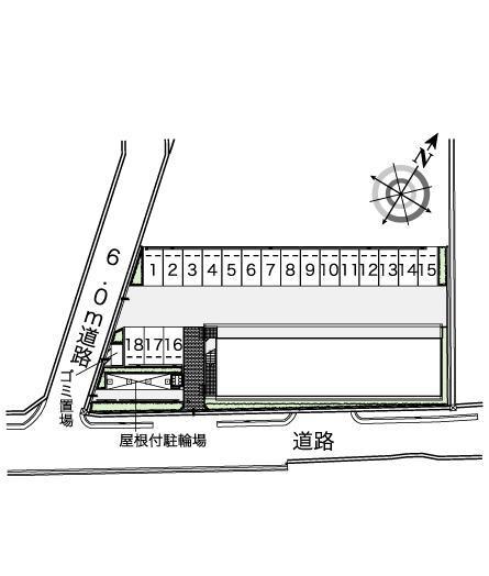 近江八幡Ⅱ(38097)の駐車配置図