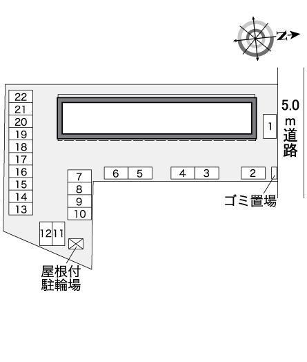 アークスペランザ(36243)の駐車配置図