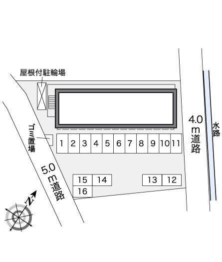 北条(25934)の駐車配置図