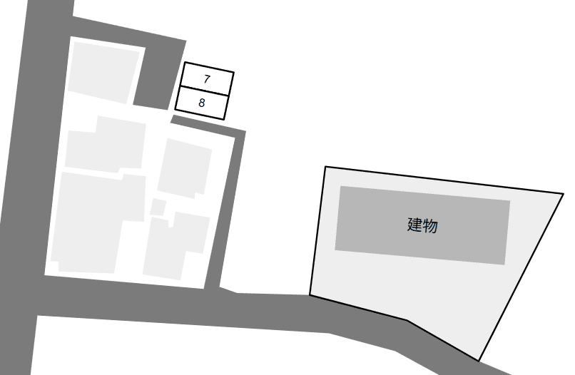 エクセルハイツ N敷地外駐車場の駐車配置図