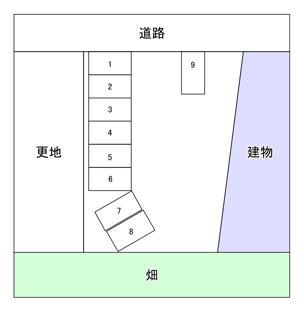 NK藤崎駐車場の駐車配置図