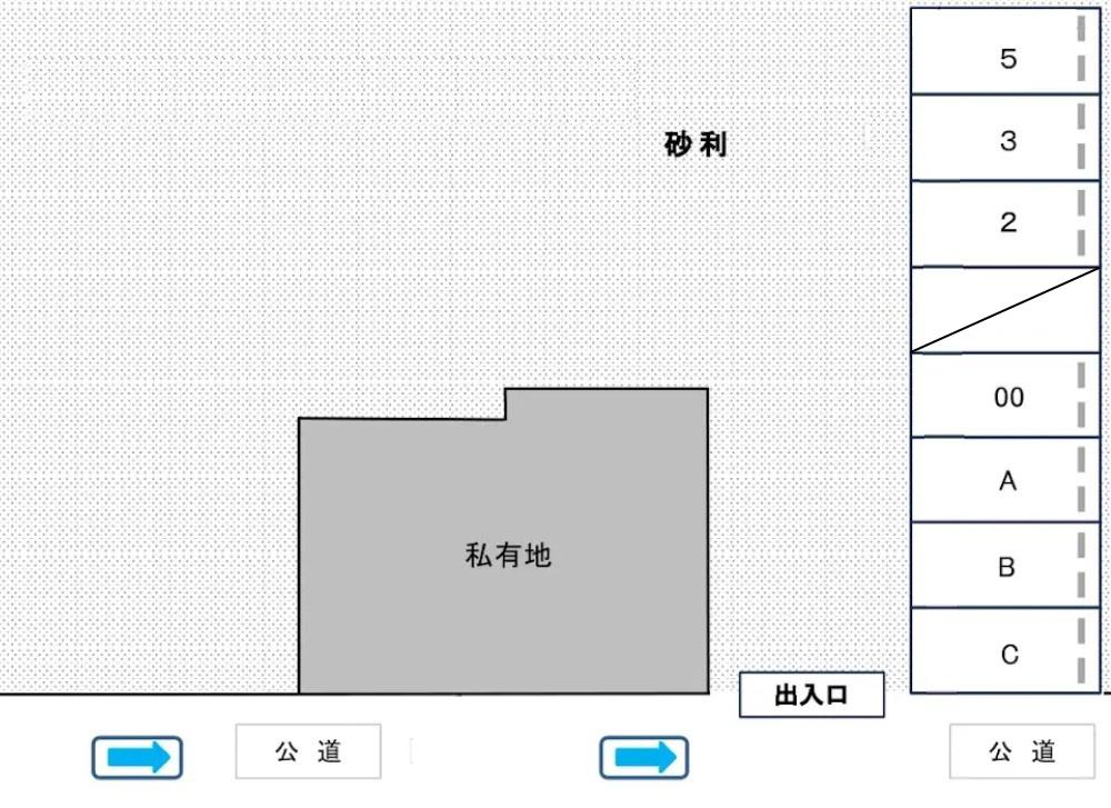 長島久美子パーキングの駐車配置図