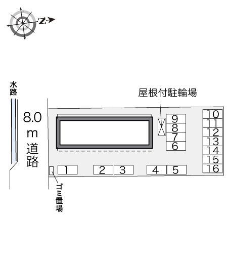 シャルマン雅(31905)の駐車配置図