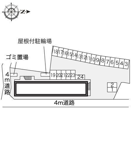 琴ヶ原(12896)の駐車配置図