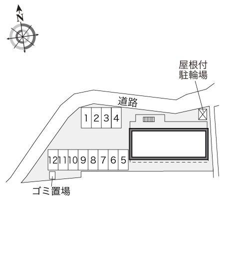 アカシヤA(33288)の駐車配置図