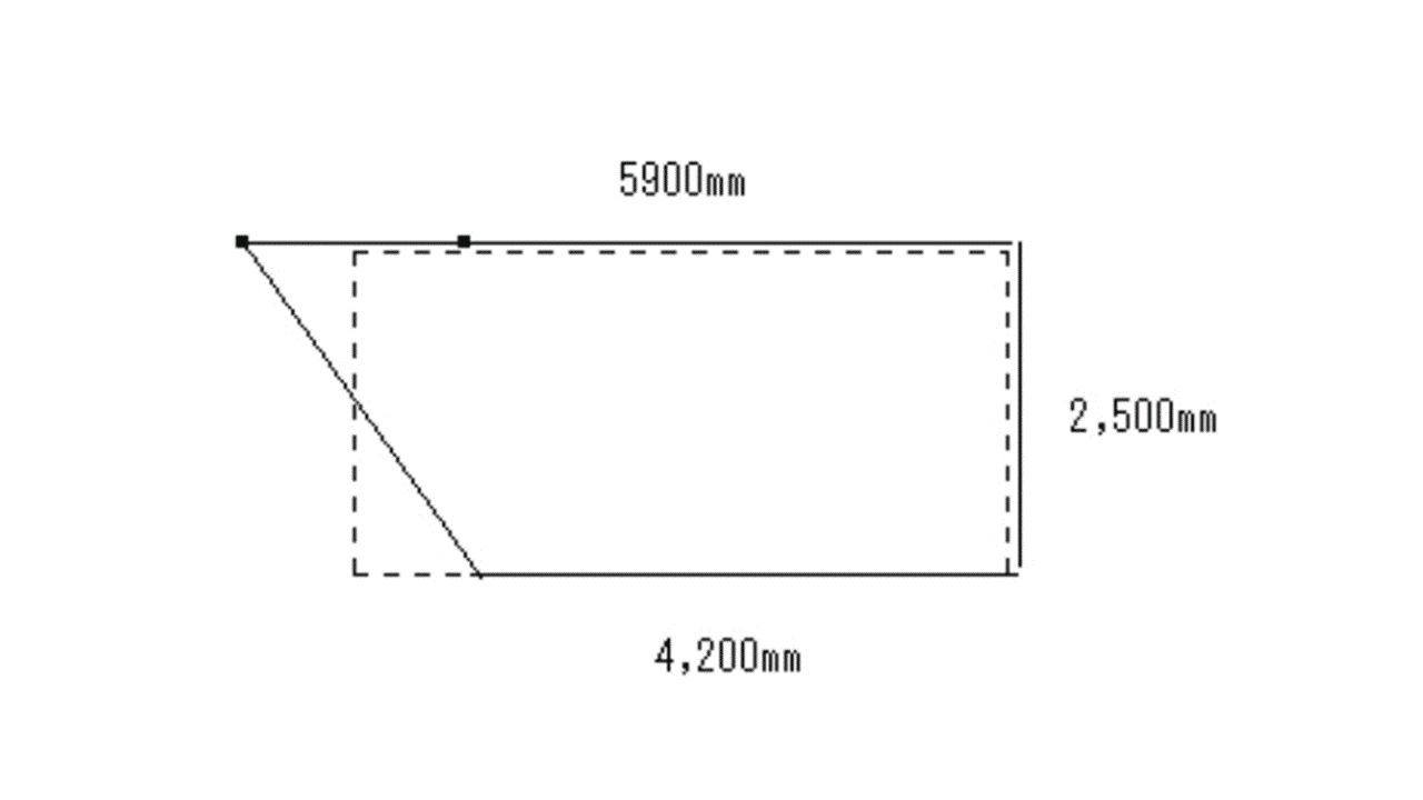 クレセール髙谷の駐車配置図