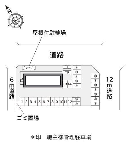 東五代(16292)の駐車配置図