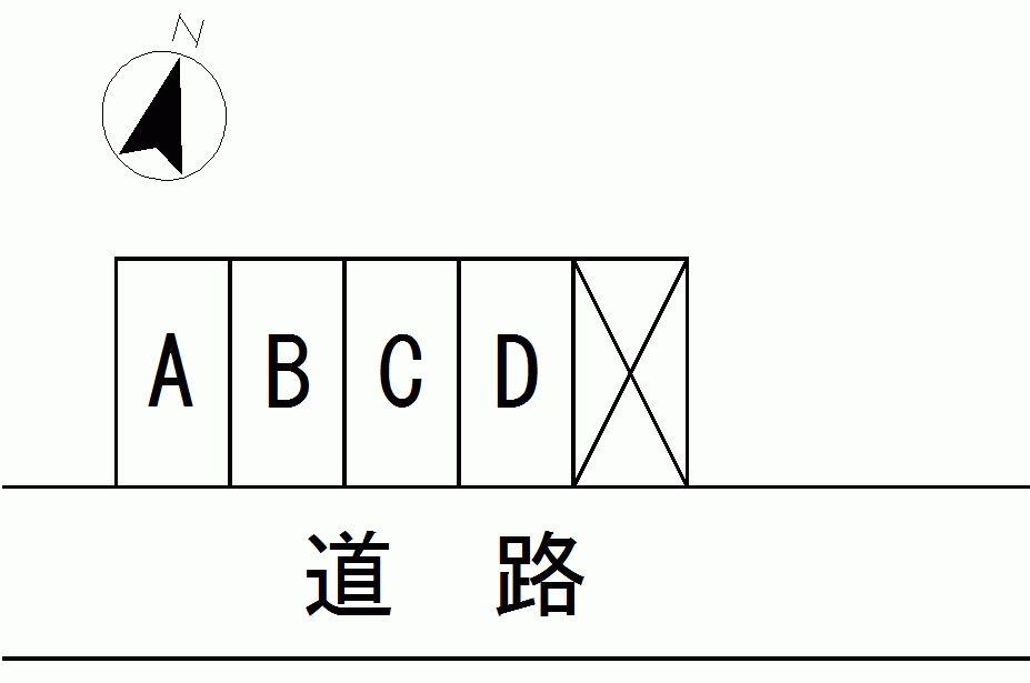 Tパーク山土内2の駐車配置図