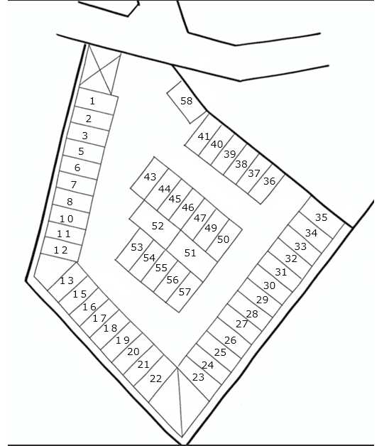 リリーパーキングの駐車配置図