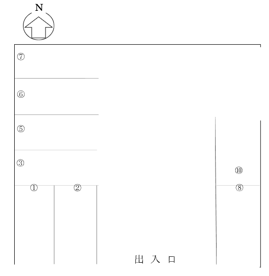 399の駐車配置図