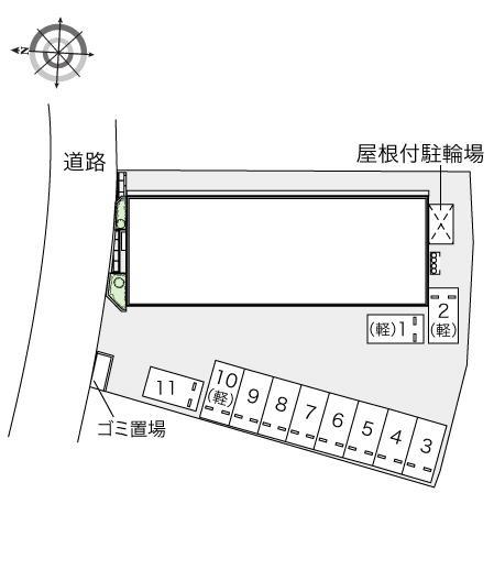 サンパティ(44360)の駐車配置図