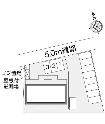 エクセル南与野(30105)の駐車配置図