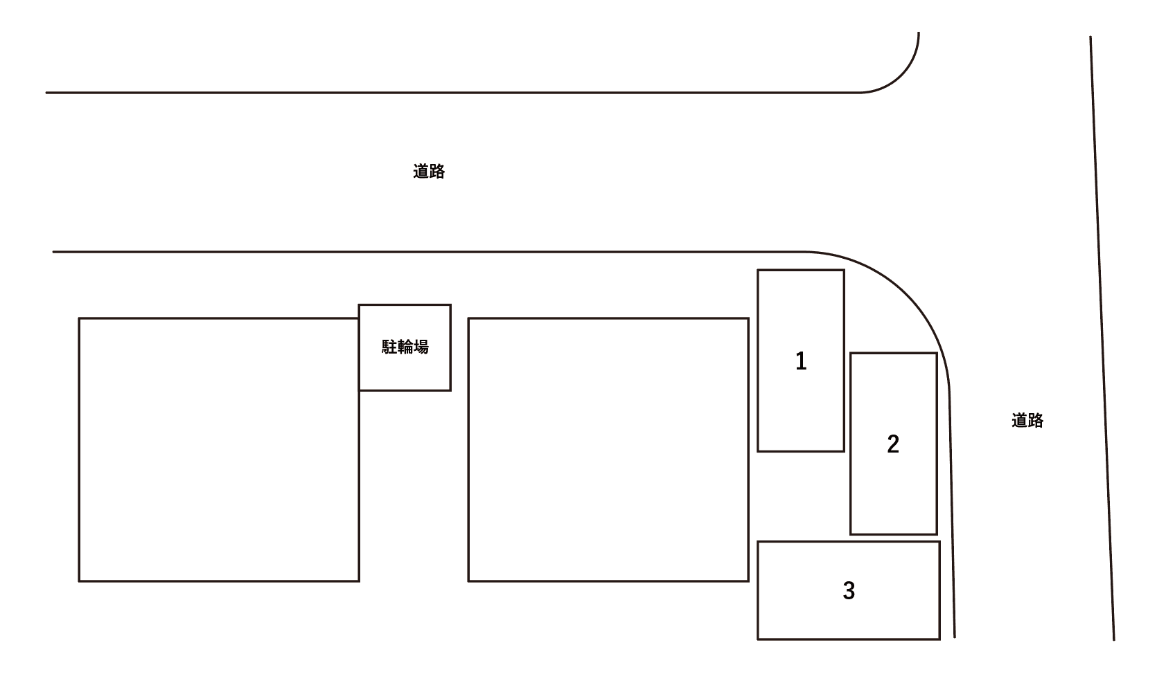 アムール アベイユ 駐車場の駐車配置図