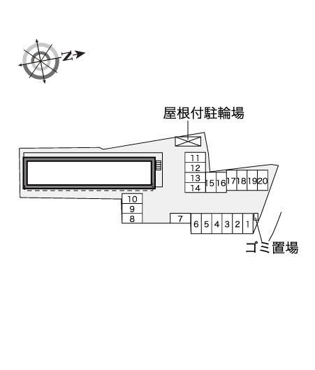 高尾(41106)の駐車配置図