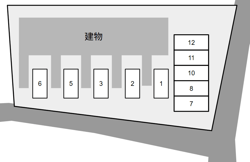 Ocean currentの駐車配置図