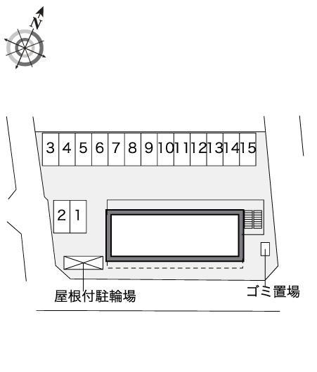 レオルピナスⅠ(41647)の駐車配置図