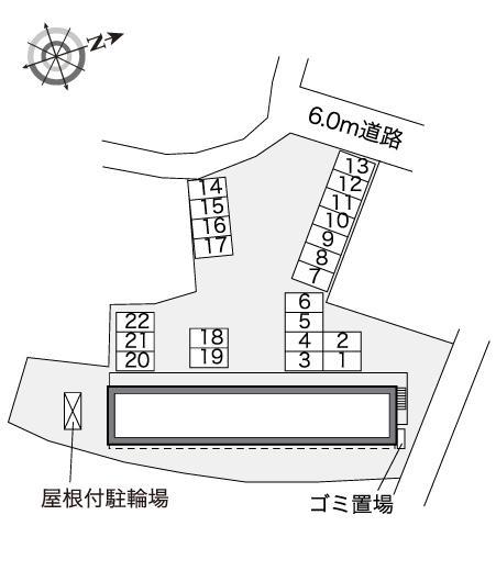 神楽(40646)の駐車配置図