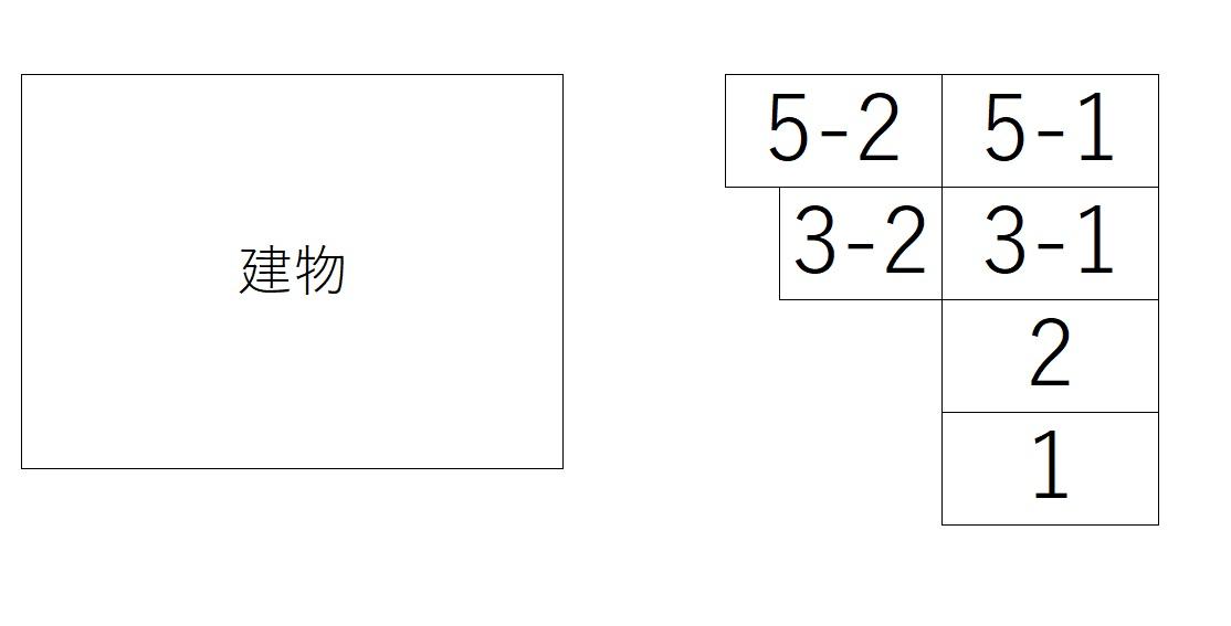 60070CLAIRの駐車配置図