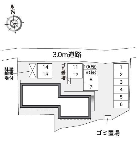 R&J(30969)の駐車配置図