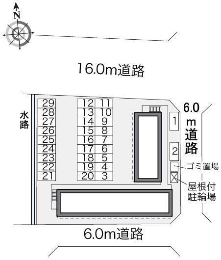 シバグロ(34965)の駐車配置図