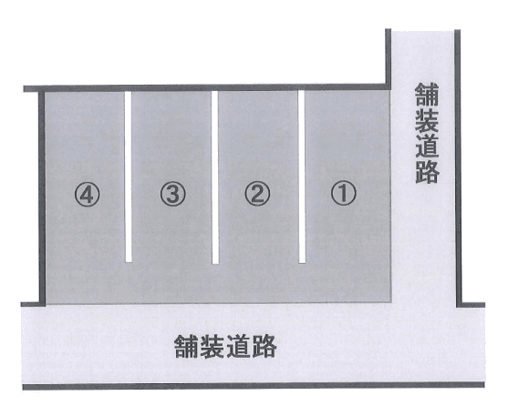 吉田パーキングの駐車配置図
