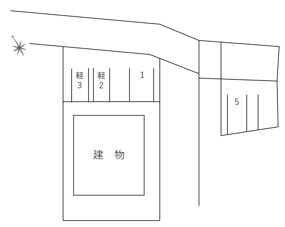 MINAMI Ⅱの駐車配置図