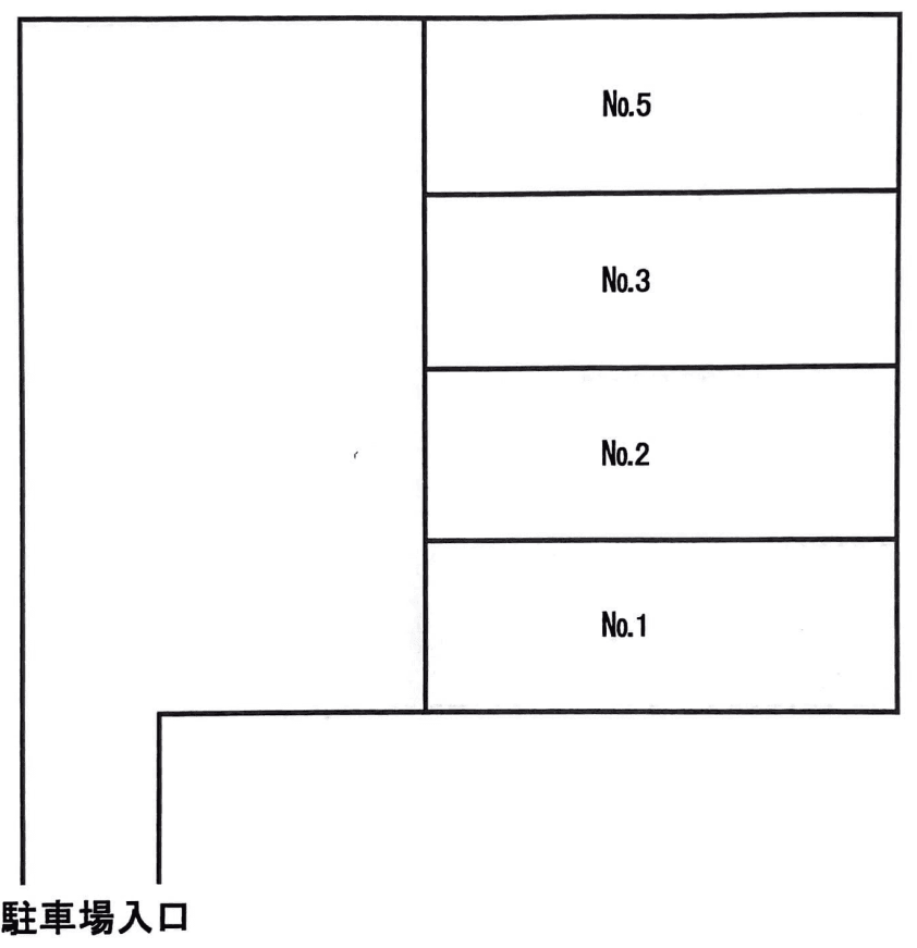 栄4丁目稗貫駐車場の駐車配置図