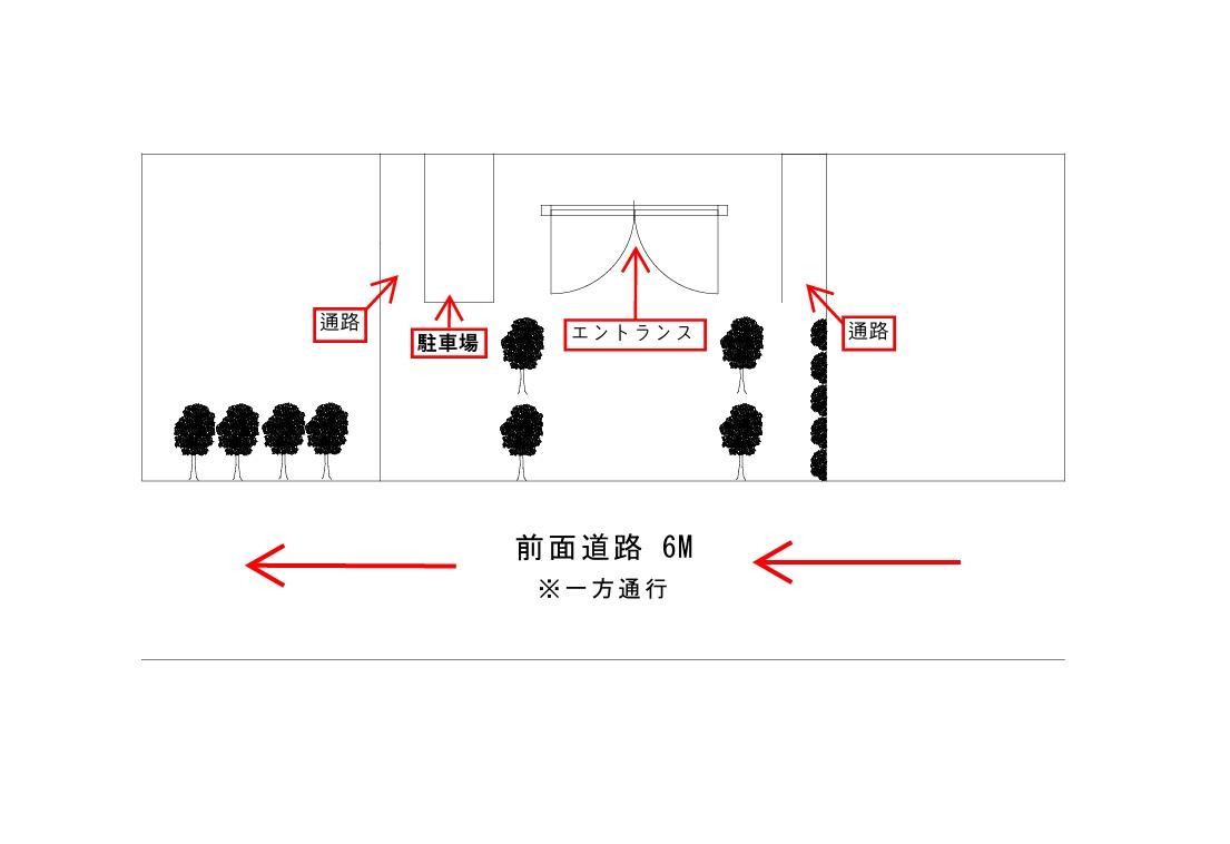 川中島1丁目駐車場の駐車配置図