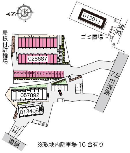 アードゥラー(28687)の駐車配置図