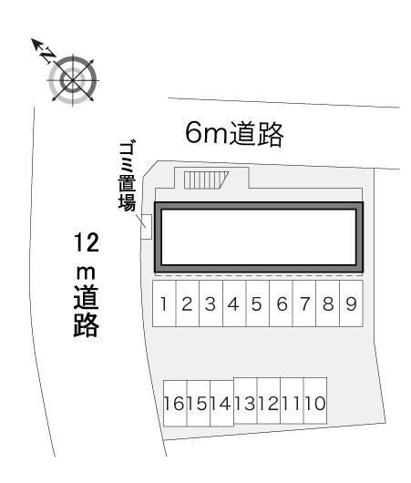 リベール(15248)の駐車配置図