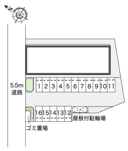 田代昌町(45263)の駐車配置図