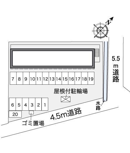 グランベアー(37741)の駐車配置図