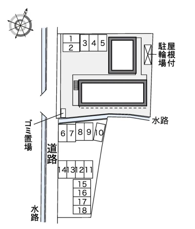国分寺(40249) 敷地外駐車場の駐車配置図