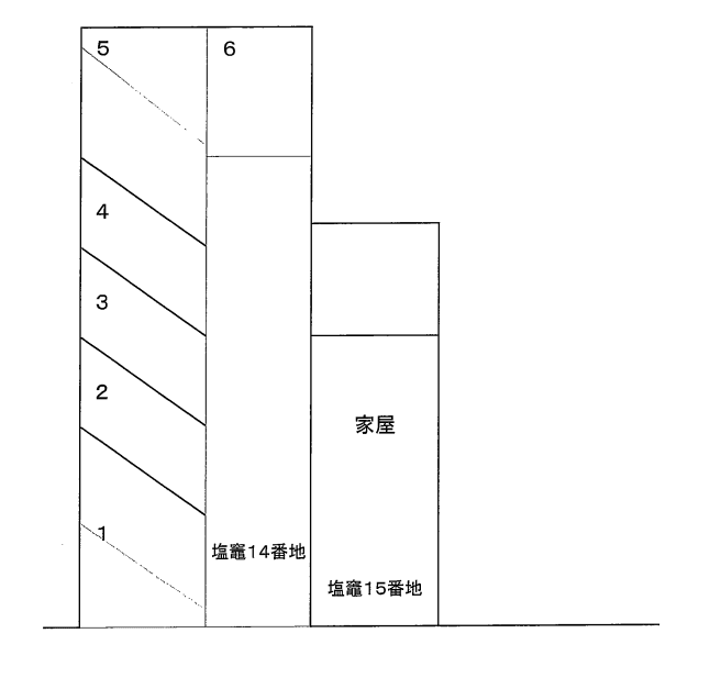 塩竈 U パーキングの駐車配置図
