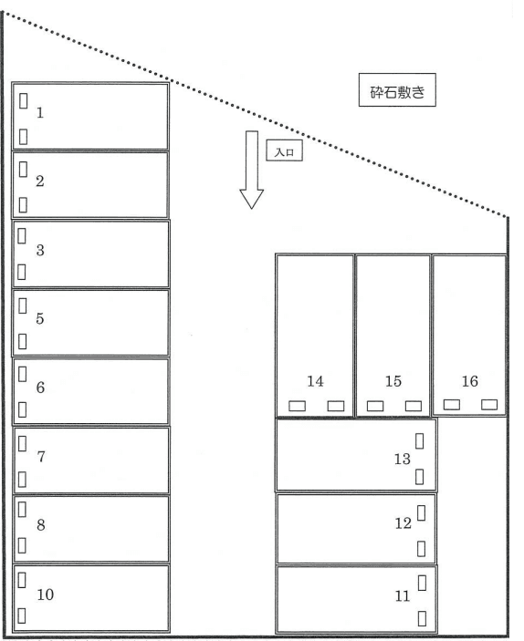 454の駐車配置図