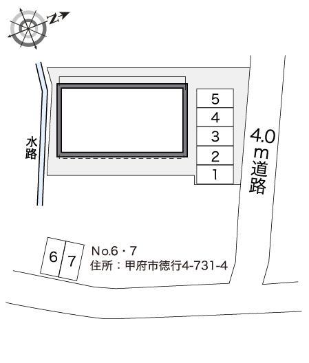 アグリⅡ(28564) 敷地外駐車場の駐車配置図