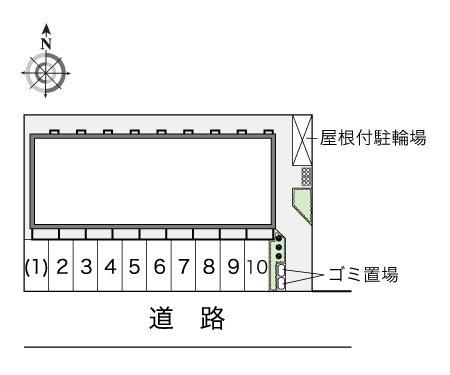 ゼスト(14835)の駐車配置図