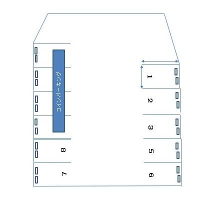 サンビレッジ下神田駐車場の駐車配置図