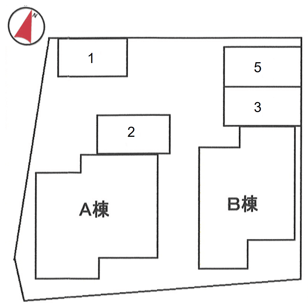 フィカーサ矢問の駐車配置図
