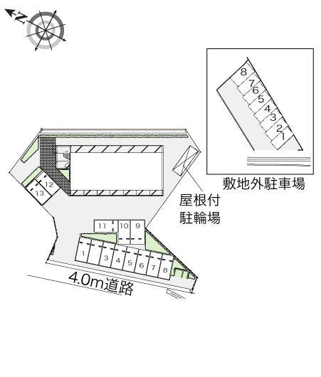叶(41352)の駐車配置図